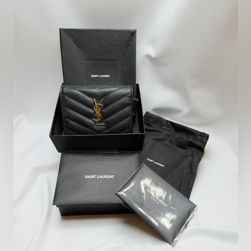 Saint Laurent  Black Bifold Wallet
